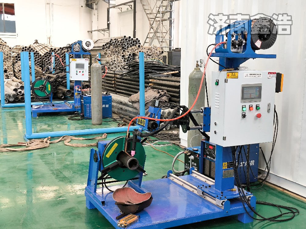 東營石油管道行業(yè)客戶，一次選購我司CO2法蘭自動焊和氬弧自動焊調(diào)試完成，客戶非常滿意。