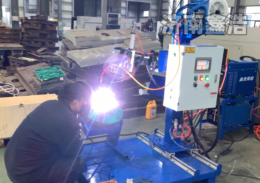 安徽客戶訂購氬弧自動焊1140，提高生產(chǎn)效率