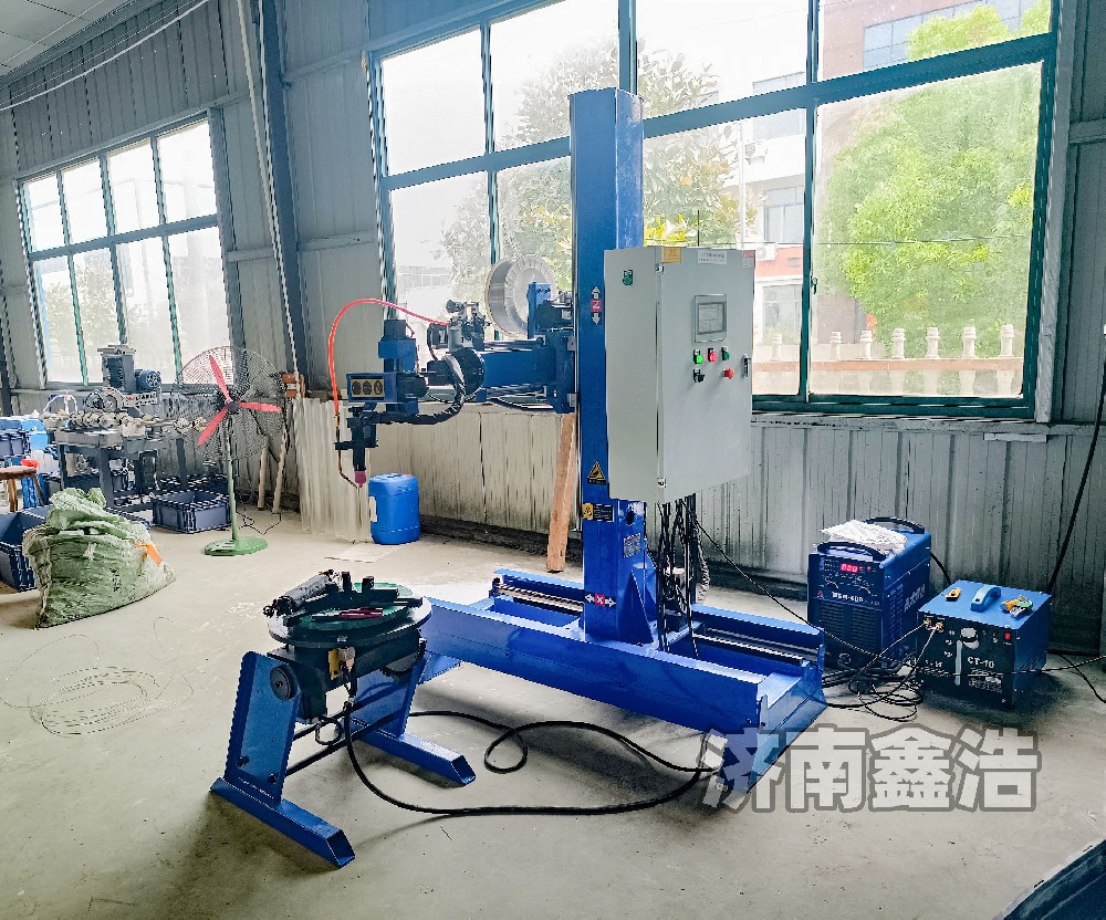 分體式氬弧自動焊，環(huán)縫焊接通孔設(shè)計，提高效率