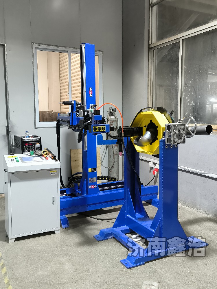 分體式氬弧自動焊，環(huán)縫焊接通孔設(shè)計